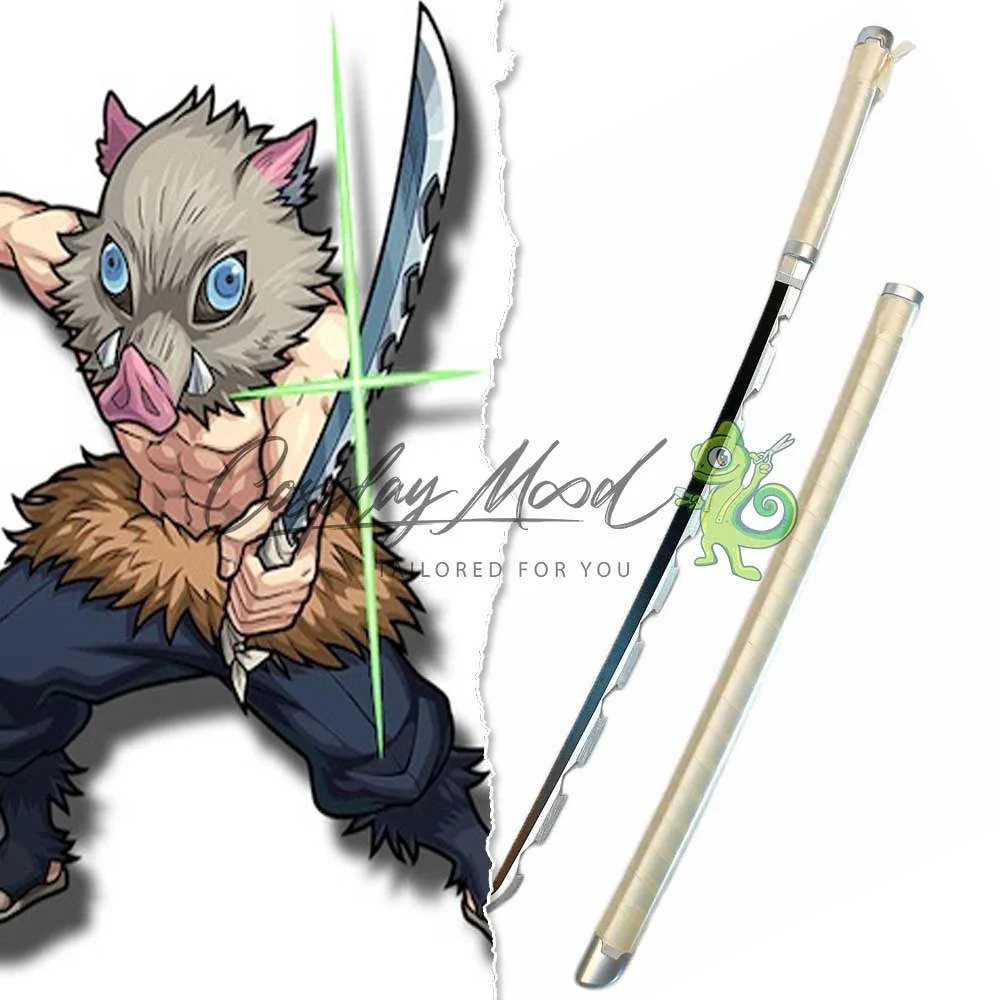 Accessorio Cosplay Spade Inosuke Hashibira Demon Slayer - immagine 3