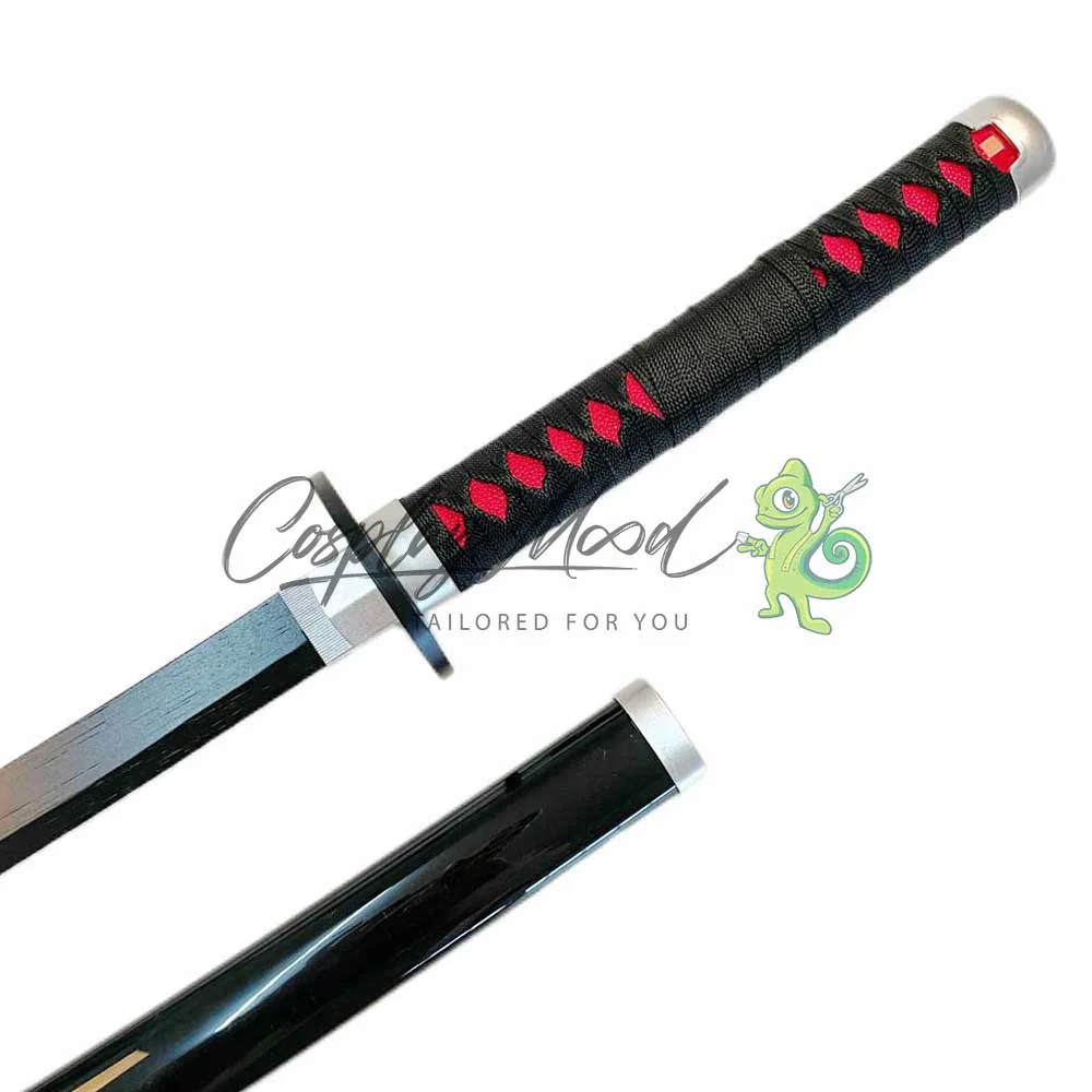 Accessorio Cosplay Spada in legno di bamboo Tanjiro Kamado Demon Slayer - immagine 6