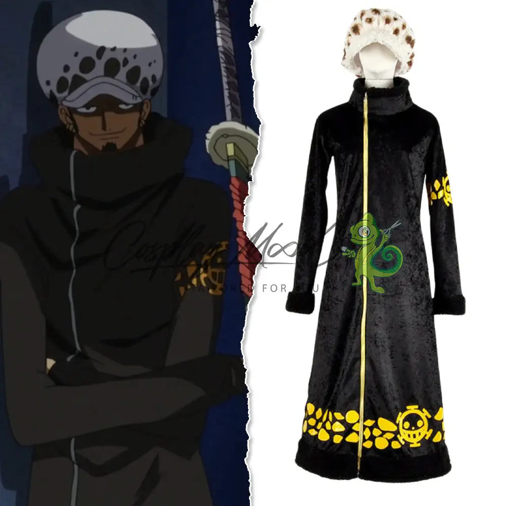 Costume Cosplay Trafalgar Law Warlord Outfit One Piece - immagine 3