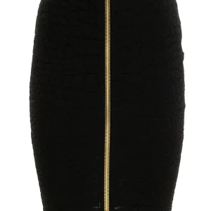 Gonna in maglia nera