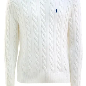 Maglia in Cotone a Trecce