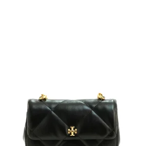 Borsa Kira mini in pelle trapuntata di colore nero.