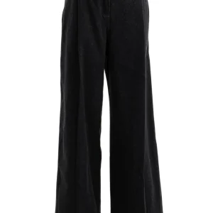 Jeans in cotone di colore blu scuro