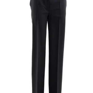 Pantaloni in lana di colore blu