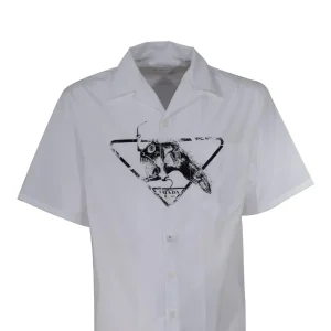 PRADA UCS339 S 211 10I0                              Camicia manica corta