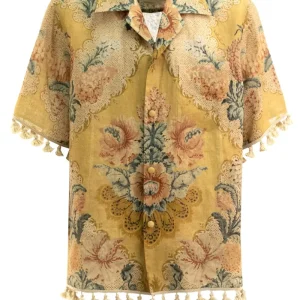 Camicia Bowling in Lino