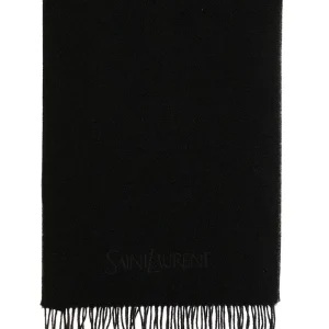 Sciarpa in cashmere di colore nero