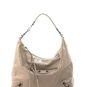 Borsa Le City Hobo in pelle Arena di colore beige
