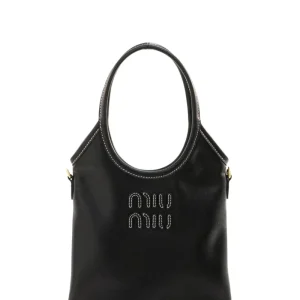 Borsa Ivy in pelle color nero