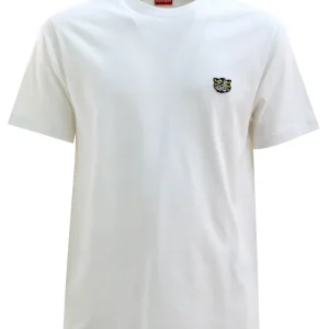 T-shirt in cotone di colore bianco