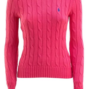 Maglia in Cotone a Trecce