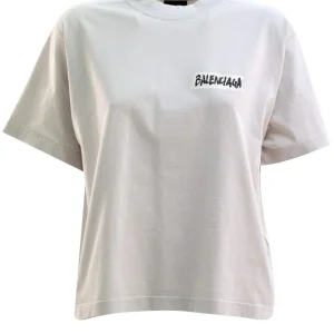 T-Shirt Masking Tape in jersey dry color bianco sporco