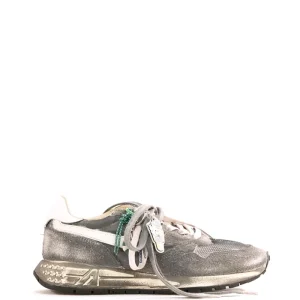 Sneakers Reelwind Super Vintage in mesh e suede di colore nero