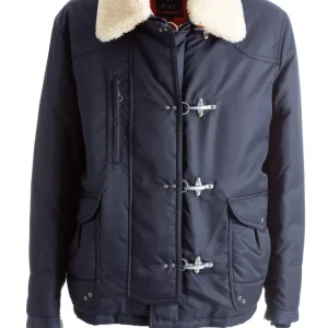 Giubbotto 4 Ganci con Collo in Pelliccia