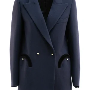 Blazer Doppiopetto in Satin