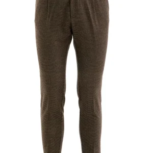 Pantaloni Mitte in Cotone Marrone