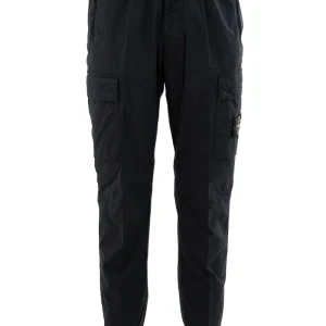 Pantaloni Cargo in Tela di Cotone