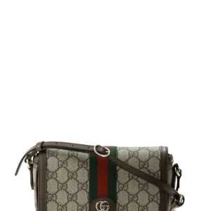 Mini Borsa a Spalla Ophidia in Tessuto GG