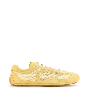 Sneakers Montecarlo Re-Edition 2005 in mesh e suede di colore giallo