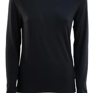 T-shirt in viscosa di colore blu