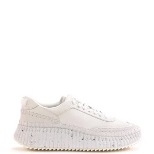 Sneakers Nama in pelle di colore bianco