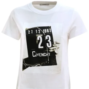 T-shirt in cotone di colore bianco