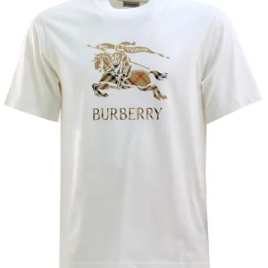 T-shirt in cotone di colore bianco