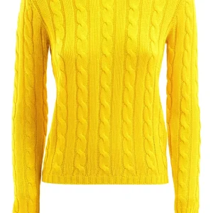 Pullover in Seta Giallo