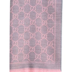 Sciarpa in lana rosa