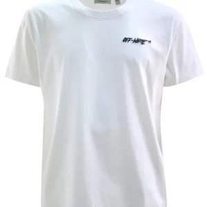 T-shirt in cotone di colore bianco