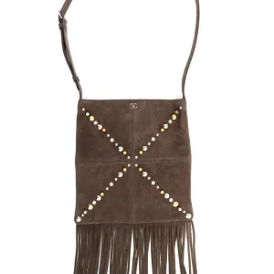 Borsa a Spalla Nellcôte in Pelle Scamosciata