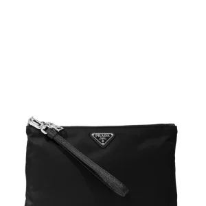 Clucth in re-nylon colore nero