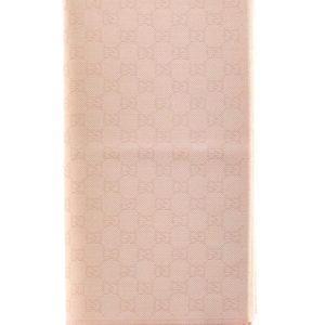 Sciarpa in lana con GG rosa