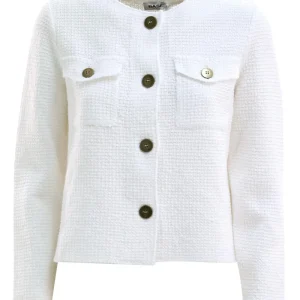 Giacca in Tweed di Cotone