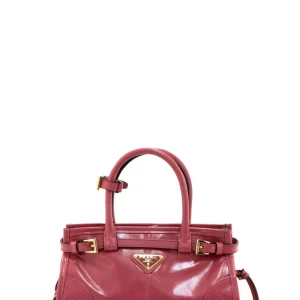 Borsa Prada Bonnie mini in pelle di colore rosa