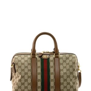 Bauletto Ophidia Misura Media in Tessuto GG