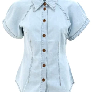 Camicia in denim di cotone