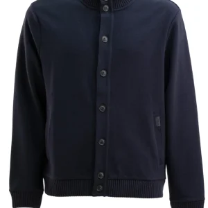 Giacca in Felpa Piquet Double di Cotone