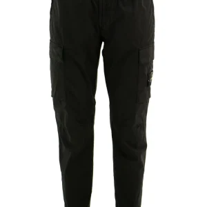 Pantaloni Cargo in Tela di Cotone