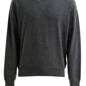 Pullover in cashmere color grigio