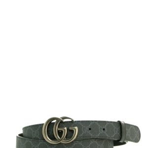 Cintura Gucci in tessuto GG Supreme nero