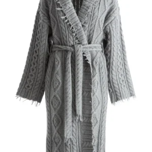 Cardigan grigio in cachemire