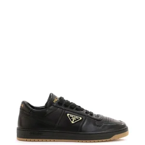 Sneakers Downtown in nappa di colore nero