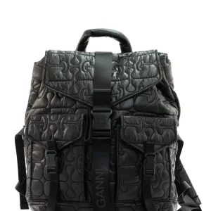 Zaino in tessuto tecnico di colore nero