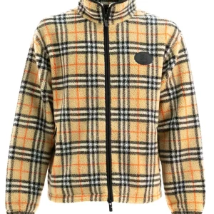 Pile in misto cashmere e lana Check