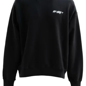 Felpa in cotone di colore nero