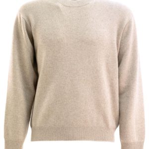 Pullover in Re-Cashmere color beige