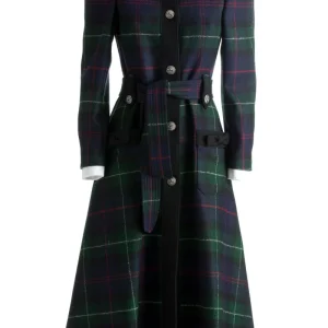 Miu Miu MS1753 1V7UF0008 Soprabito Monopetto in Tartan