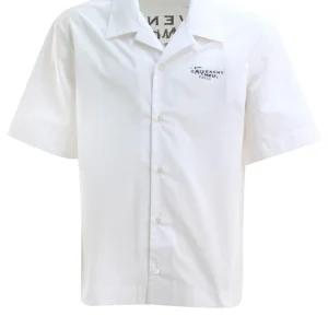 Camicia in popeline di colore bianco