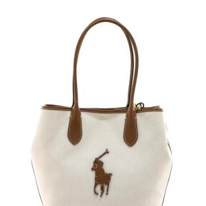 Borsa Tote Bellport in tela color naturale